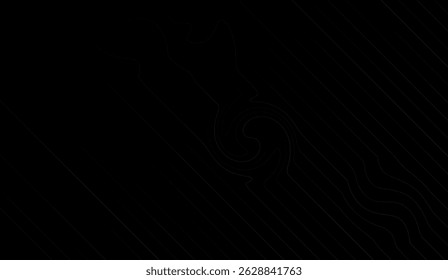Striking Dark Gray Background Featuring a Unique Spiral Pattern and Subtle Inclined Lines for Artistic and Modern Design Projects