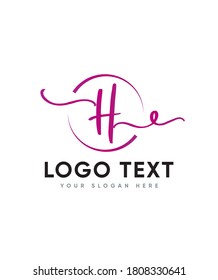Una llamativa plantilla de logotipo de tipo de letra de diseño H, logotipo vectorial para identidad empresarial y de empresa