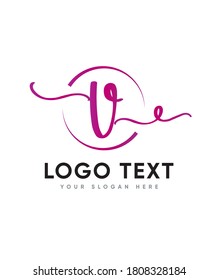 A striking design letter type V logo template, vector logo for business and company identity