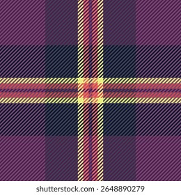 Striking diagonal plaid pattern in rich purple, coral, and gold hues.  Perfect for textile design, fashion, or website backgrounds.  This sophisticated texture evokes a sense of warmth and tradition.