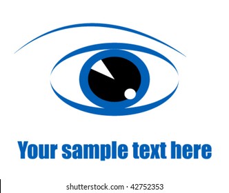 Striking eye vector design