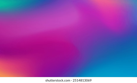Fondo degradado llamativo con una mezcla vibrante de rosa, púrpura y turquesa. Perfecto para diseños llamativos.