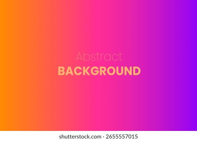 Um impressionante gradiente de três tons fluindo horizontalmente do laranja quente para o magenta vibrante e terminando em violeta rico, ótimo para cabeçalhos e banners da web.