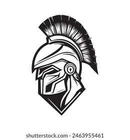  A Striking Helmet with an Emboldened Arrow, Symbolizing Protection, Vigilance, and Unyielding Courage