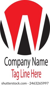 A striking letter mark logo featuring the letter in bold red and black colors. The design combines modern typography with clean lines, creating a powerful visual identity.