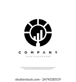 A striking logo design featuring a stylize within a circle, embodying a strong and sophisticated brand identity.