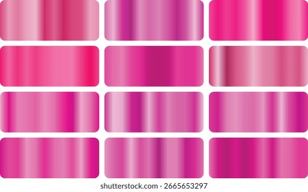 Un llamativo gradiente magenta con profundos rosas y tonos violetas, ideal para una marca moderna y audaz, campañas de moda, carteles dinámicos y obras de arte digitales futuristas.