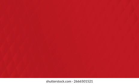 Um plano de fundo abstrato impressionante e moderno com um padrão de diamante em um tom vermelho rico. Plano de Fundo do Padrão Diamante Vermelho Negrito.