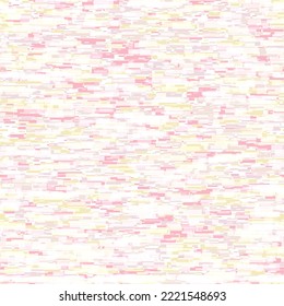Striking noise texture vector modern background design. Digital random pixel chaotic seamless pattern. Graphic striped irregular repeat motif. Stylish destroyed geometric particles turbulence.