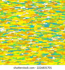 Striking noise texture vector modern background design. Digital colorful pixel chaotic seamless pattern. Graphic striped irregular repeat motif. Simple technology distortion screen.