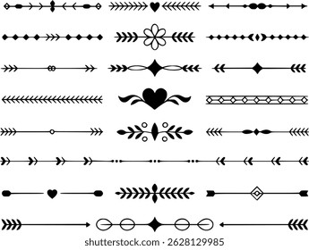 Striking Ornamental Border Frame Your Story Line Border Divider 