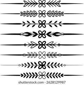 Striking Ornamental Border Frame Your Story Line Border Divider 