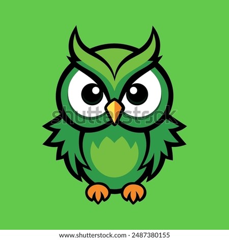 A striking owl head mascot logo that captures the essence of wisdom and strength. With sharp, piercing eyes and detailed feathers, this design embodies vigilance and intelligence.