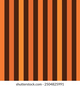 A striking pattern composed of alternating vertical stripes in varying shades of orange and black.