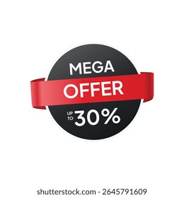 A striking promotional graphic commands attention with its bold design. At its core, a circular badge in deep charcoal gray provides a sophisticated backdrop.