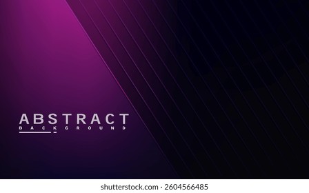 Striking Purple and Dark Blue Abstract Background with Linear Precision and Modern Aesthetic, Perfect for Sleek Designs and Futuristic Projects, High-Resolution Vector Art