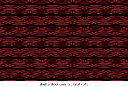 "Striking Red Fence on Black Background: Bold Contrast for a Modern and Minimalist Design"