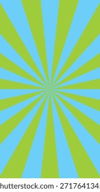 Un llamativo fondo retro con alternancia de rayos azules y verdes