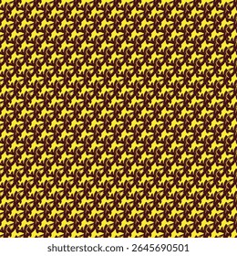 A striking seamless pattern featuring bats in a contrasting yellow and maroon color scheme, ideal for spooky and creative projects.