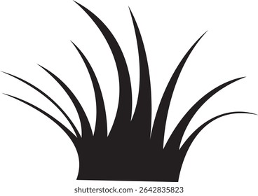 A striking silhouette of palm trees, rendered in a minimalist style. The design features a clean, bold silhouette, perfect for various applications.