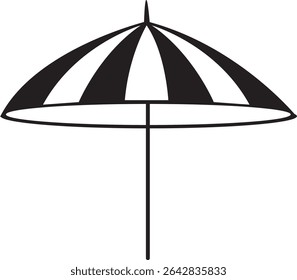 A striking silhouette of palm trees, rendered in a minimalist style. The design features a clean, simple silhouette, perfect for various applications.