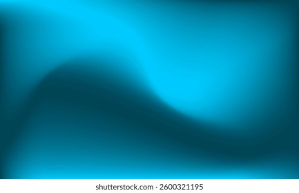 A striking turquoise gradient with a smooth curve, lending depth and sophistication. Perfect for backdrops, presentations, or artistic designs.