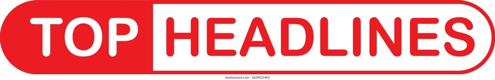A striking vector illustration featuring a red and white news banner with bold typography, ideal for media presentations