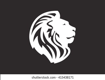 A striking vector lion's head logo embodies a serious, reputable brand. Its powerful design conveys strength, leadership, and confidence, creating an ideal symbol for a strong brand presence.