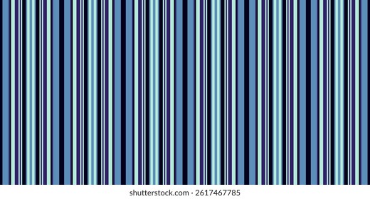 Striking vertical stripes in cool blues and deep darks create a sophisticated, modern pattern.  Ideal for backgrounds, textiles, website design, and more.
