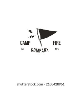 Striking vintage vector logo design