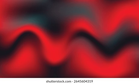 Fundo de gradiente escuro e vermelho ondulado impressionante para criações de arte digital intensas e modernas