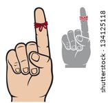 string around the finger reminder 