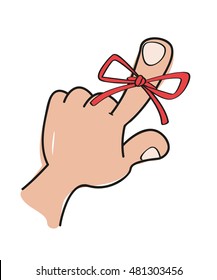 String Around The Finger Reminder / Reminder Icon