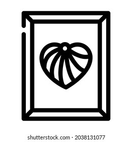 string art line icon vector. string art sign. isolated contour symbol black illustration