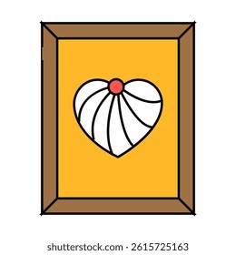 string art line icon vector. string art sign. isolated symbol illustration