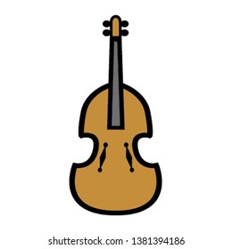 string based music instrument icon vector
