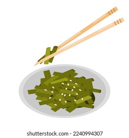 string beans with sesame seeds on a stick is a delicious Asian dish