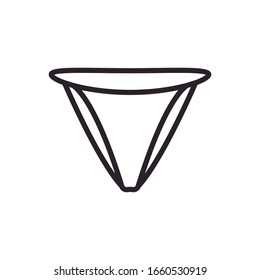 String bikini icon. symbol modern, simple, vector, icon for website design, mobile app, ui. Vector Illustration