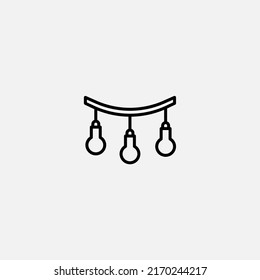 String light icon sign vector,Symbol, logo illustration for web and mobile