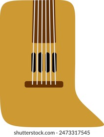 String Music Instrument Letter Alphabet Vector Element