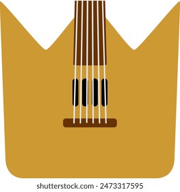String Music Instrument Letter Alphabet Vector Element