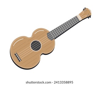 Instrumento musical de cuerda - ukulele hawaiano