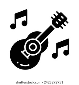 A string musical instrument vector design, premium icon of guitar in modern style