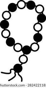  String of Prayer Beads (Tasbih) Dual Tone