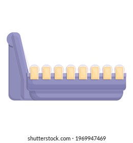 String thread production icon. Cartoon of String thread production vector icon for web design isolated on white background