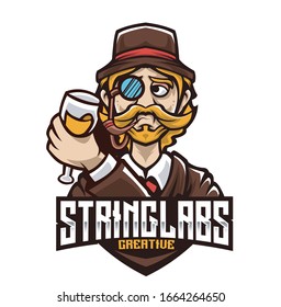 StringLabs Creative Richman E-Sport Illustration Design