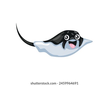 stringray sea life isolated design