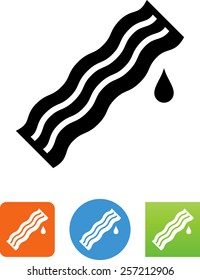 Strip of bacon icon