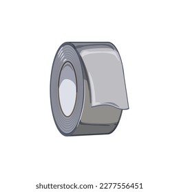 strip duct tape cartoon. strip duct tape sign. isolated symbol vector illustration