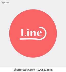 STRIP LINE vector icon eps 10
